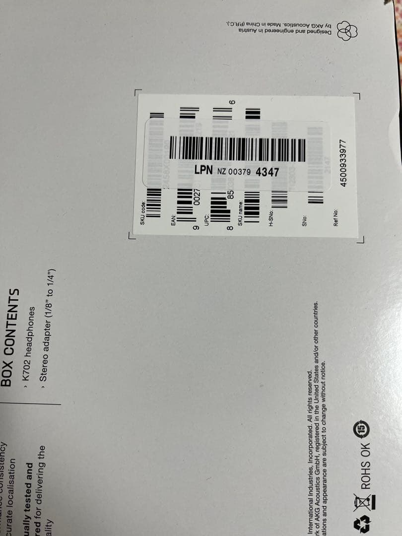 AKG K702 有線 ヘッドフォン