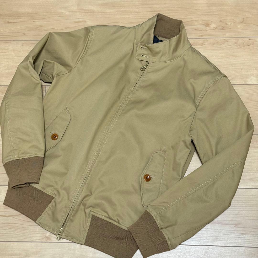 BEAMS スイングトップ ベージュ M ブルゾン ハリントン G9