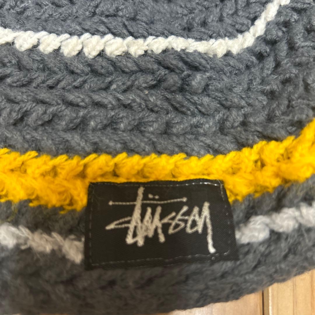 old stussy 90s usa製クロシェハット