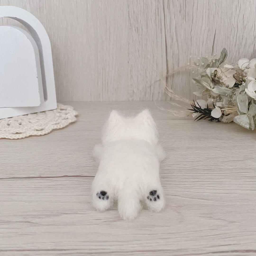 月 moon ☽⋆゜様　こどもの日　五月人形　羊毛フェルト　犬