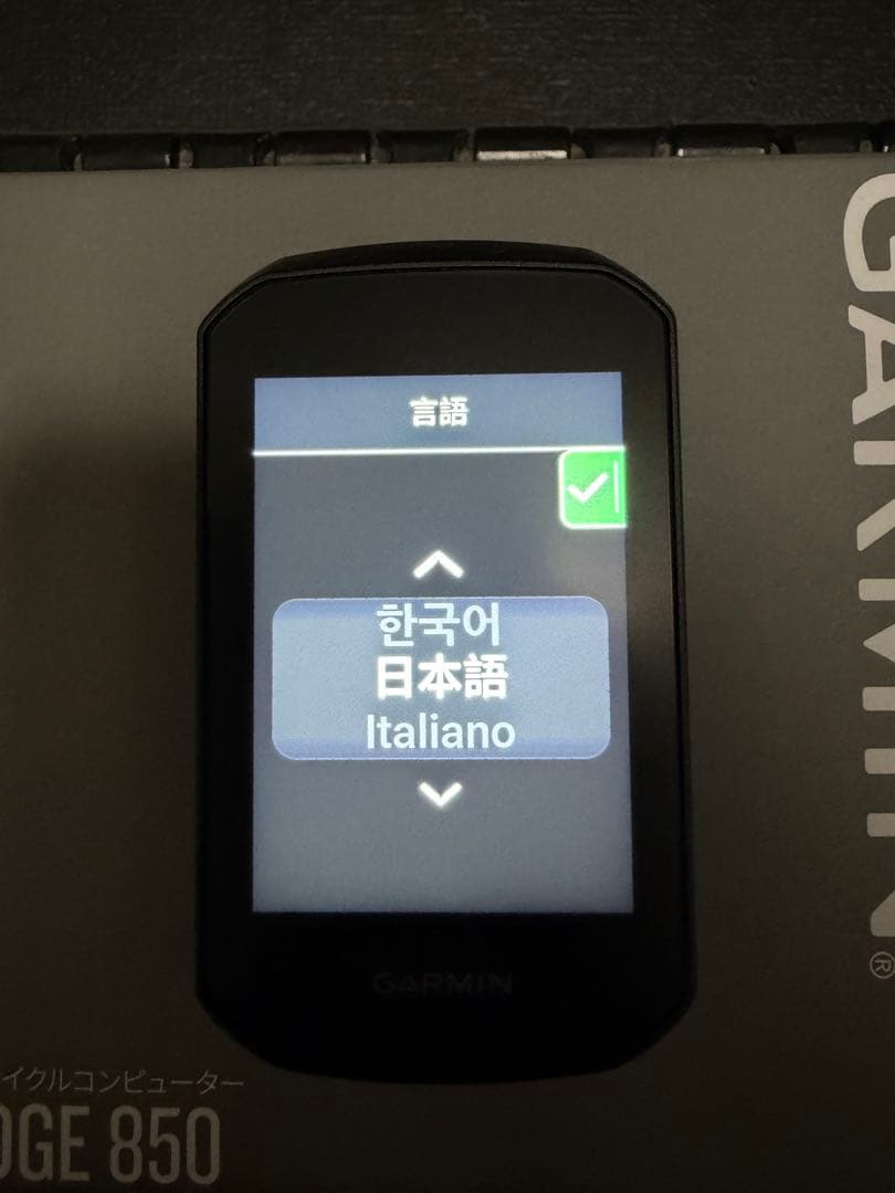 GARMIN EDGE 850 サイクルコンピューター本体