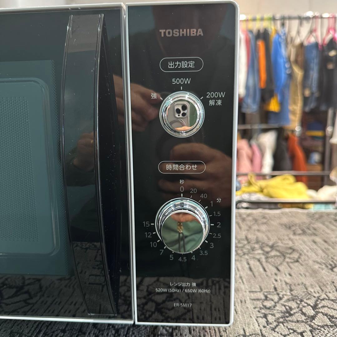TOSHIBA 東芝 電子レンジ ER-SM17(W)