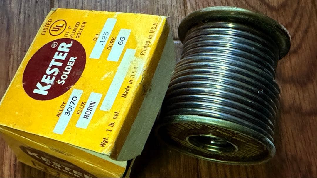 未使用デッドストック1960年代KESTER44メタル缶1巻