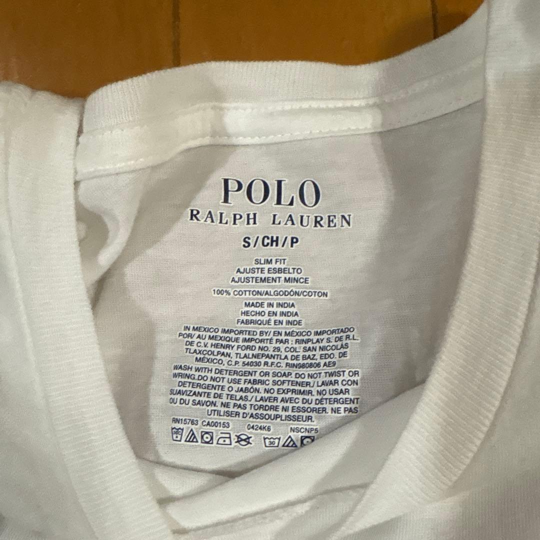 Polo Ralph Lauren ホワイト Tシャツ S 1枚　即日発送