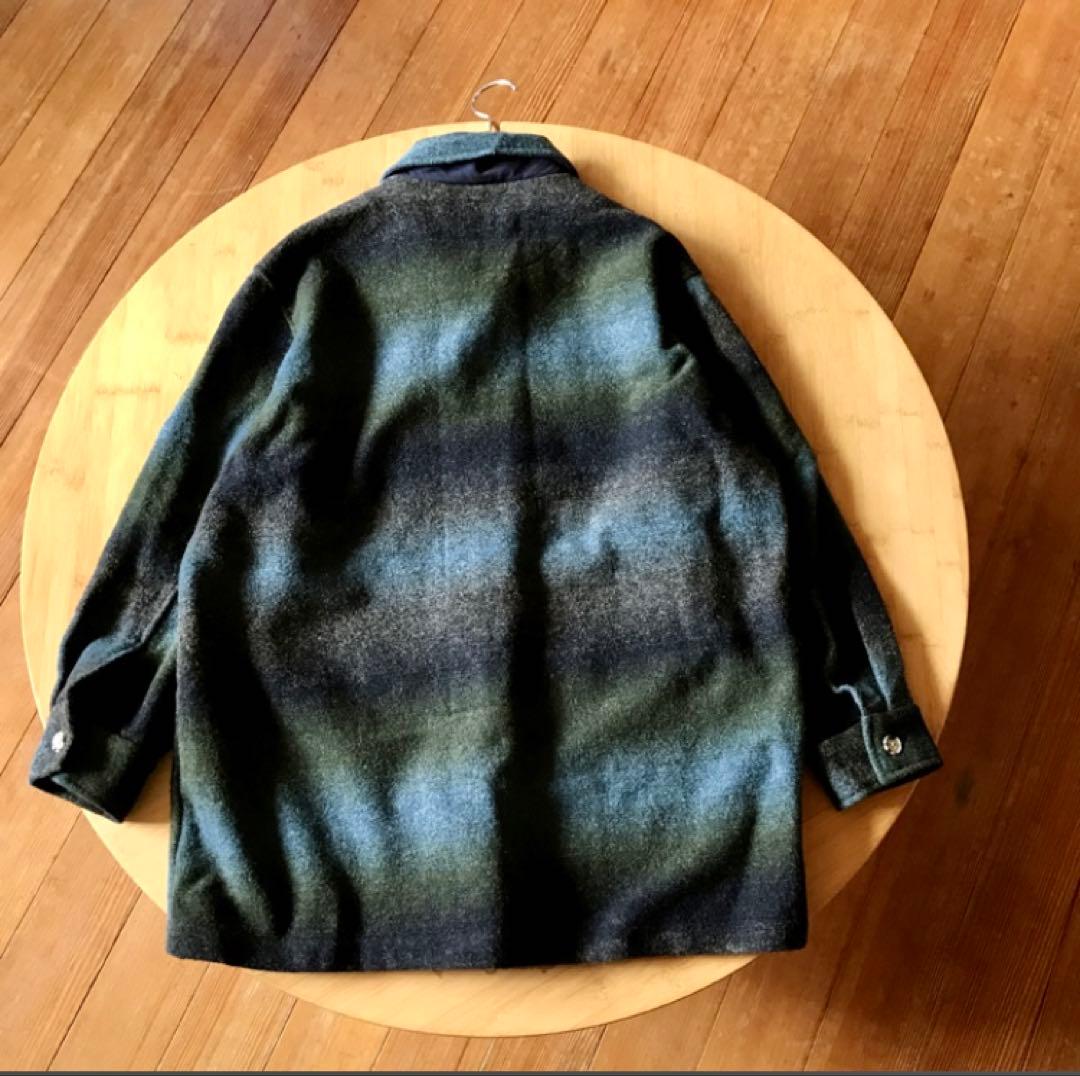USEDカバーオール　グラデーション　ヴィンテージ　ジャケット　ペンドルトン
