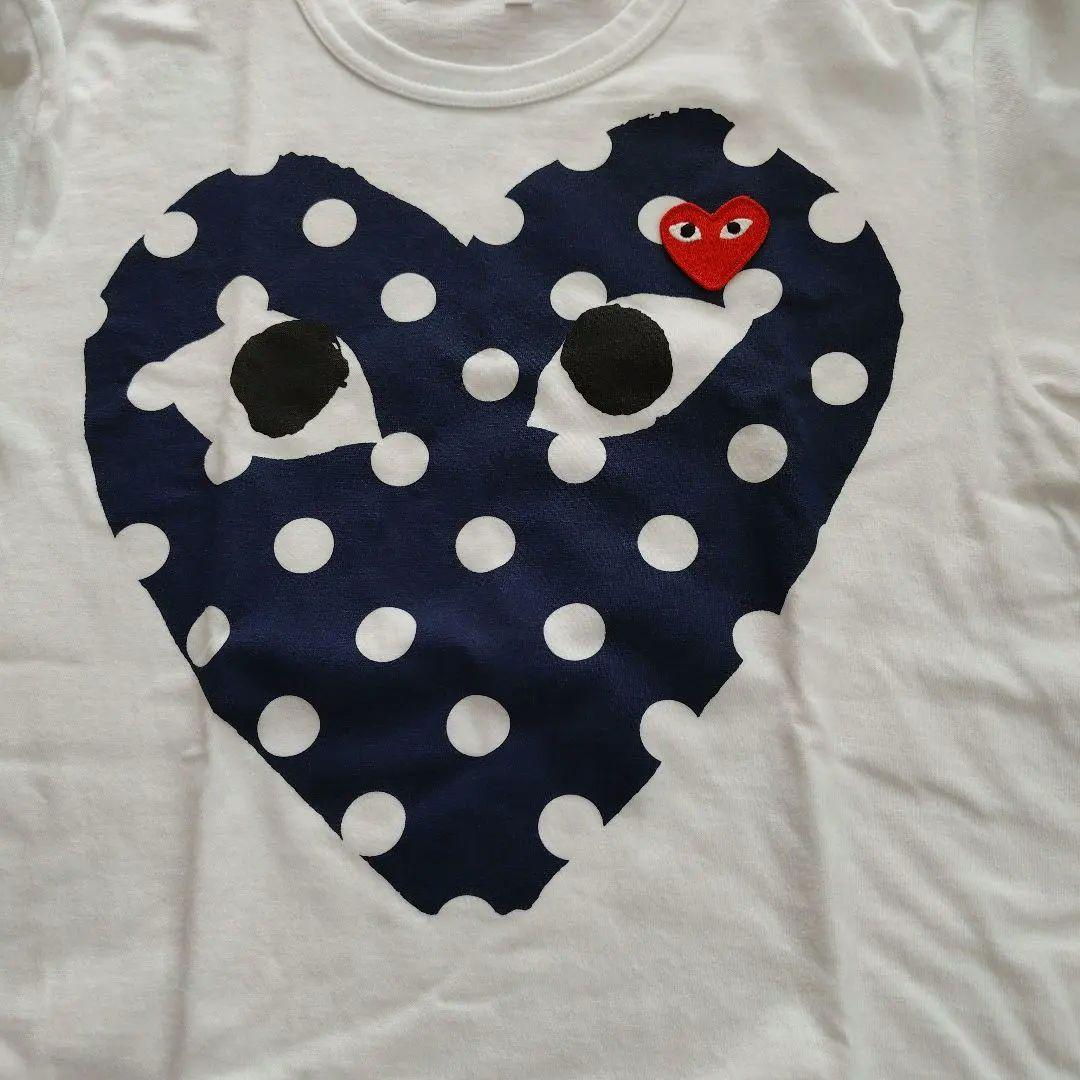 プレイコムデギャルソン　水玉　ドット　半袖Tシャツ　半袖カットソー　美品