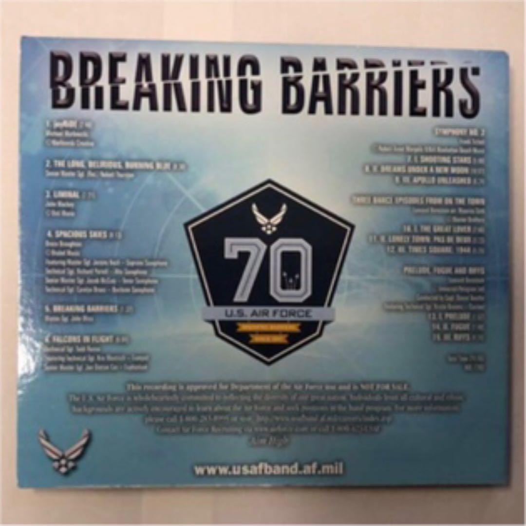 貴重盤　アメリカ空軍バンド　マッキーのルミナルBreaking Barriers