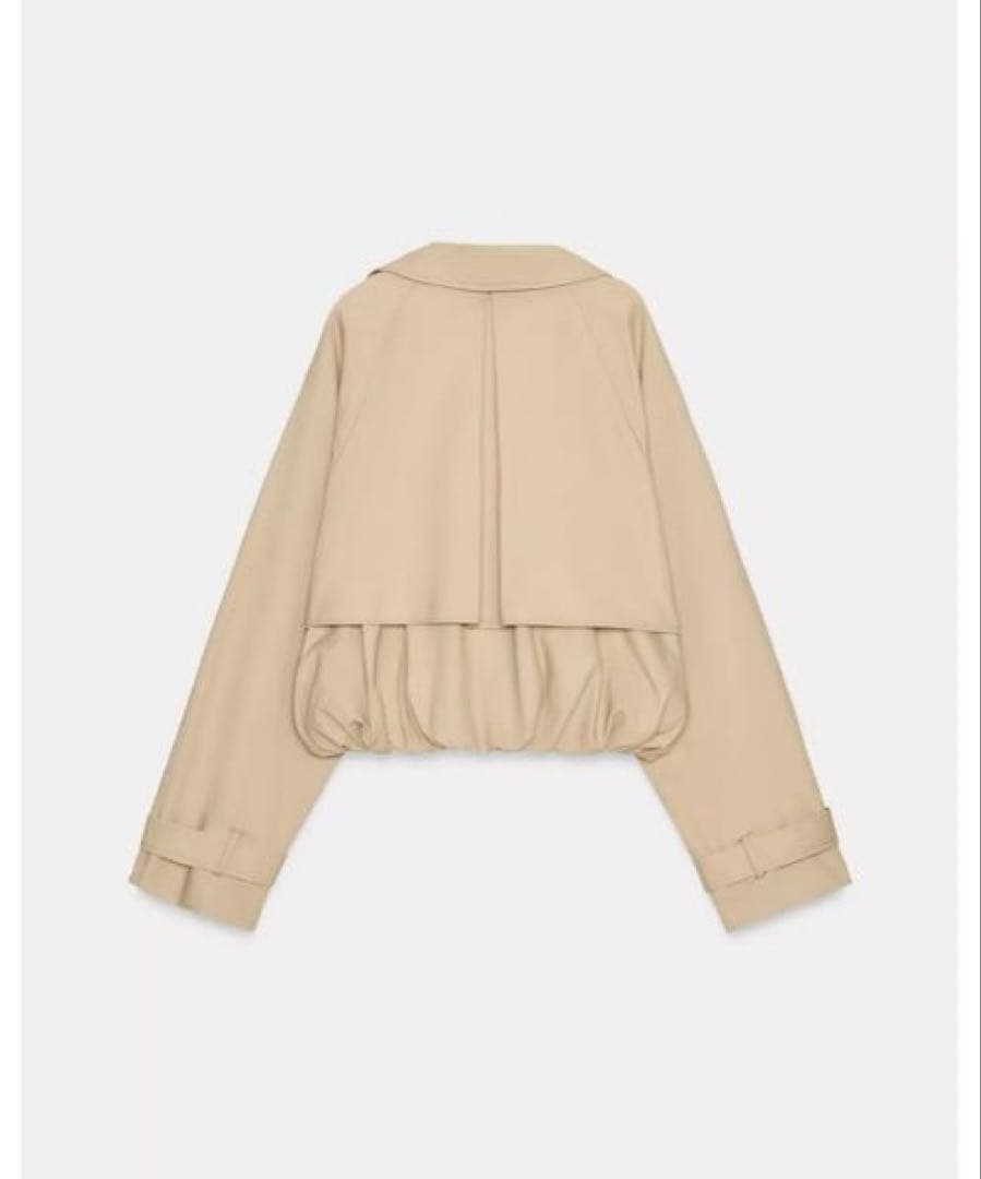 ☺*︎様 タグ付き新品★ZARAのショートバルーントレンチコート★Mサイズ★コム