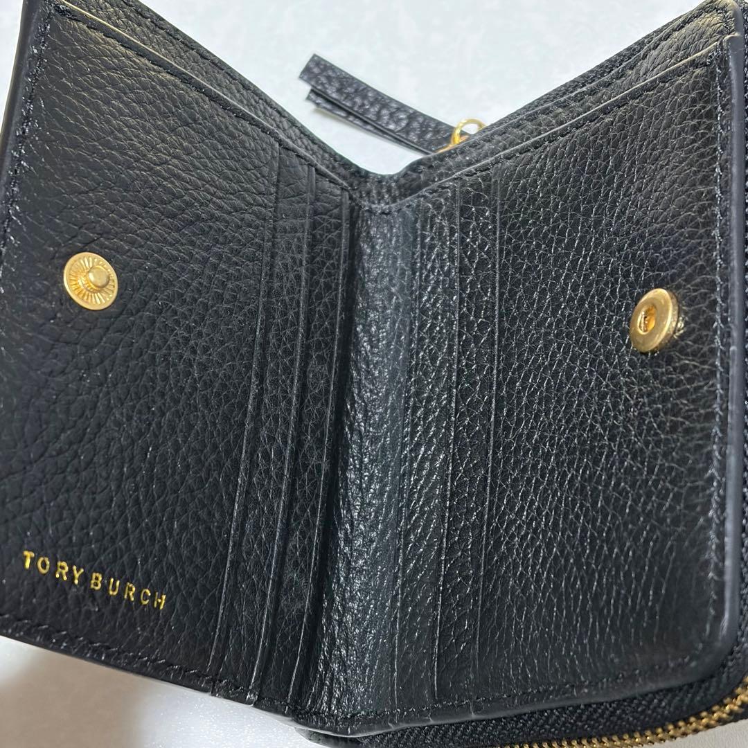 Tory Burch トリーバーチ 2つ折り財布 ウォレット BLACK 黒