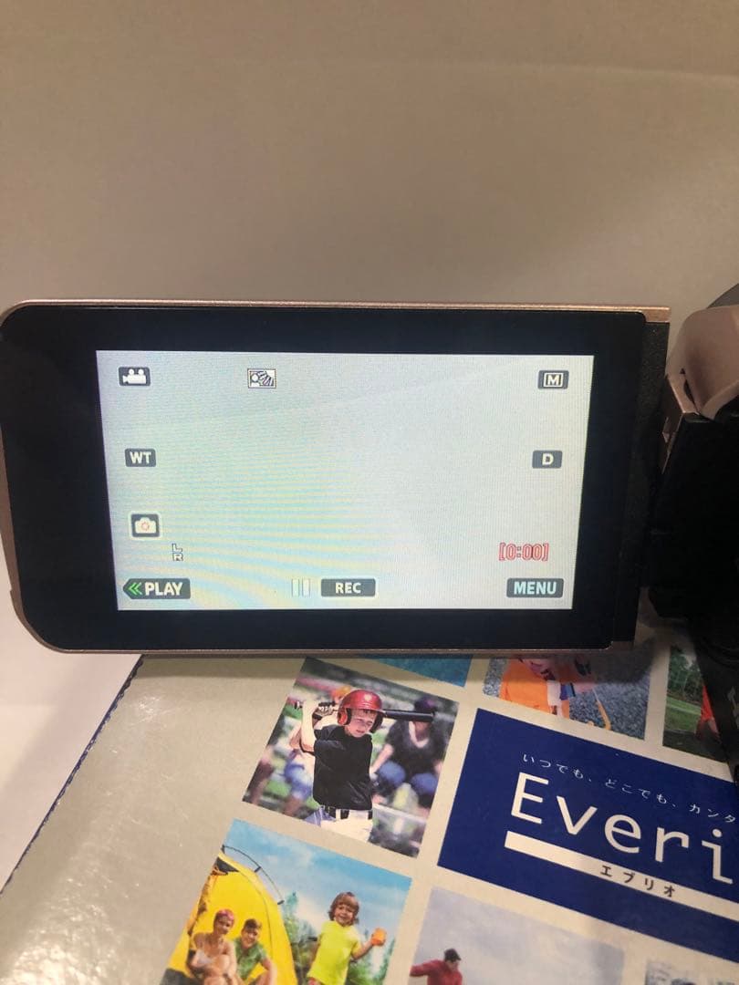 【中古】JVC Everio ビデオカメラ 本体 ピンク