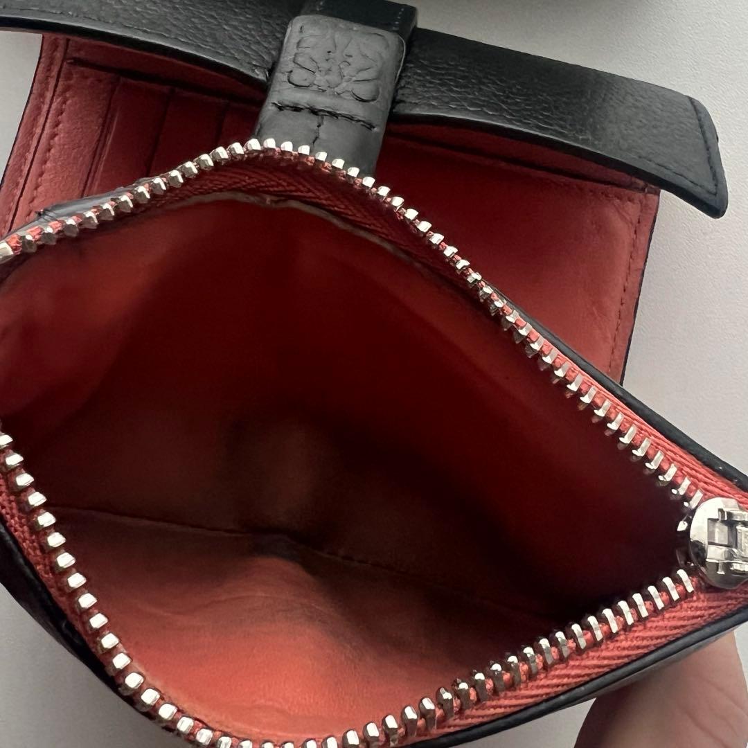 97 美品 LOEWE ロエベ 3つ折り財布