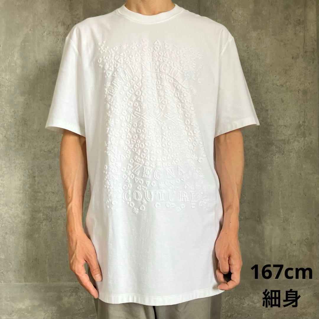 エルメネジルド ゼニア クチュール⭐︎デザイン白Tシャツ