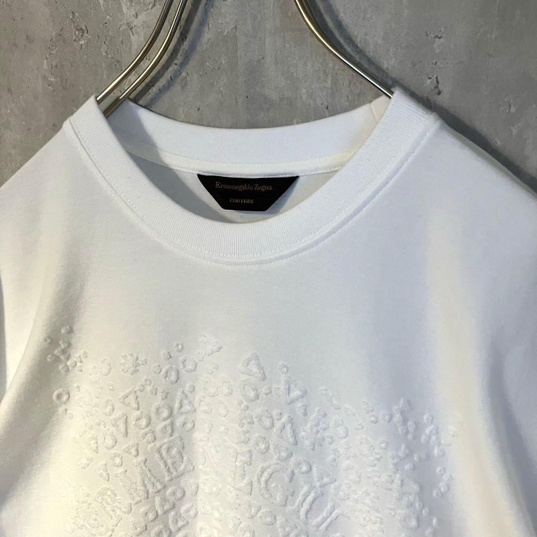 エルメネジルド ゼニア クチュール⭐︎デザイン白Tシャツ