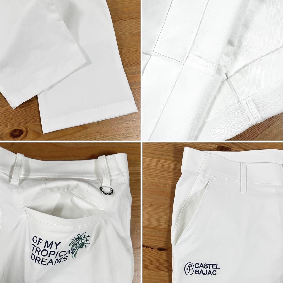 ☆美品☆ CASTELBAJAC SPORT ゴルフ ストレッチパンツ 刺繍ロゴ
