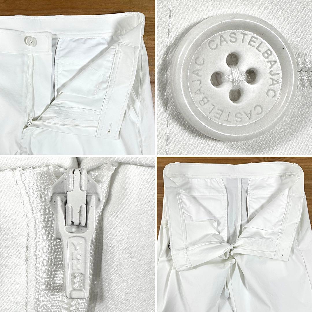 ☆美品☆ CASTELBAJAC SPORT ゴルフ ストレッチパンツ 刺繍ロゴ