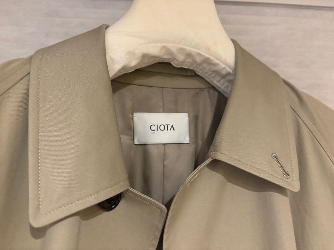 CIOTA ベージュ ロングコート　スプリングコート