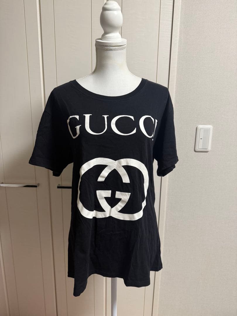 グッチ　インターロッキング G Tシャツ　18AW 半袖Tシャツ　ロゴプリント