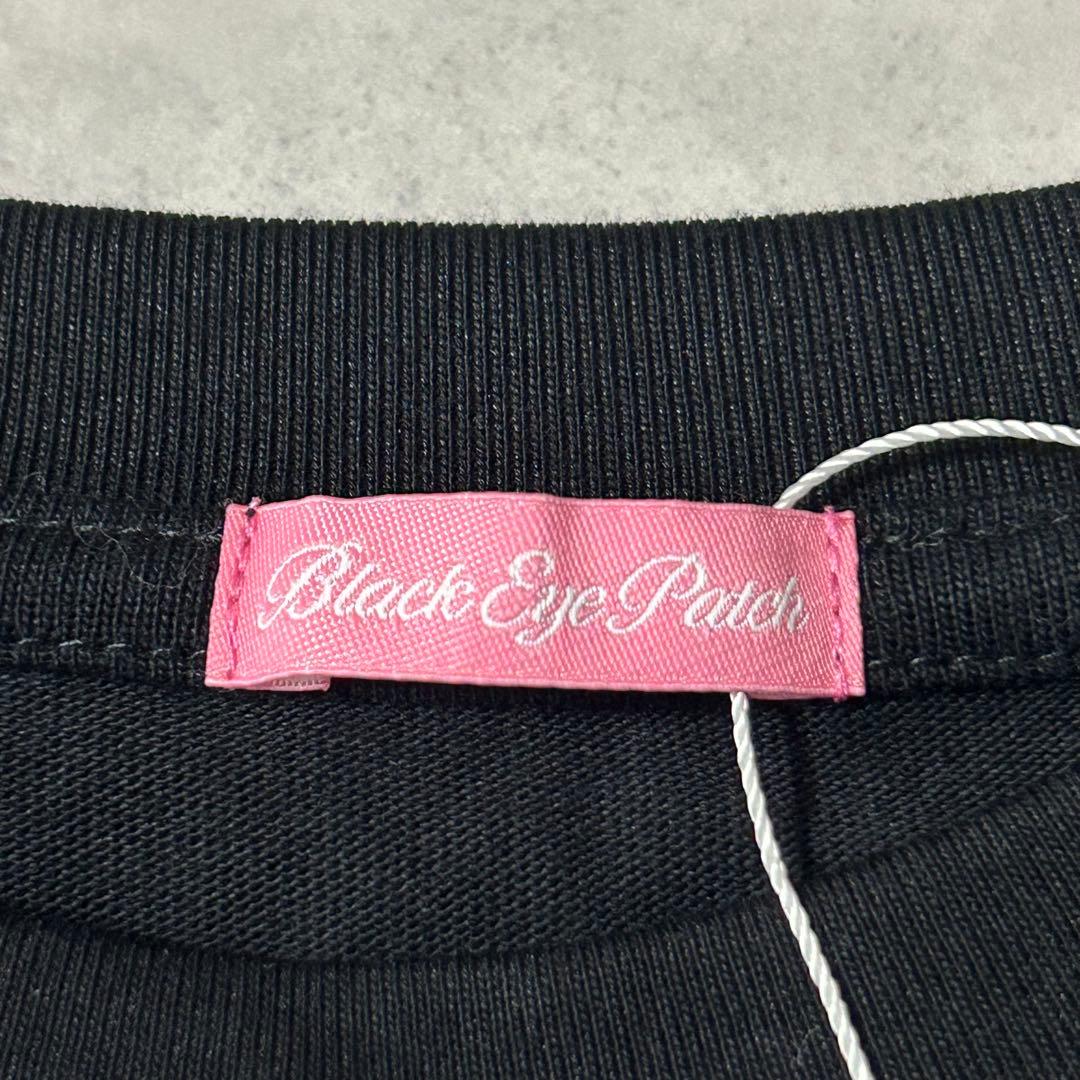 未使用品✨ブラックアイパッチ HWC LABEL BABY TEE 取扱注意 黒