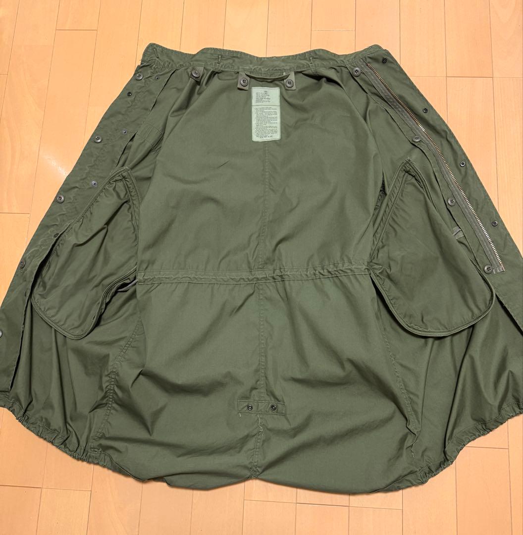 米軍 実物 85年 M65 フィッシュテールパーカー XS