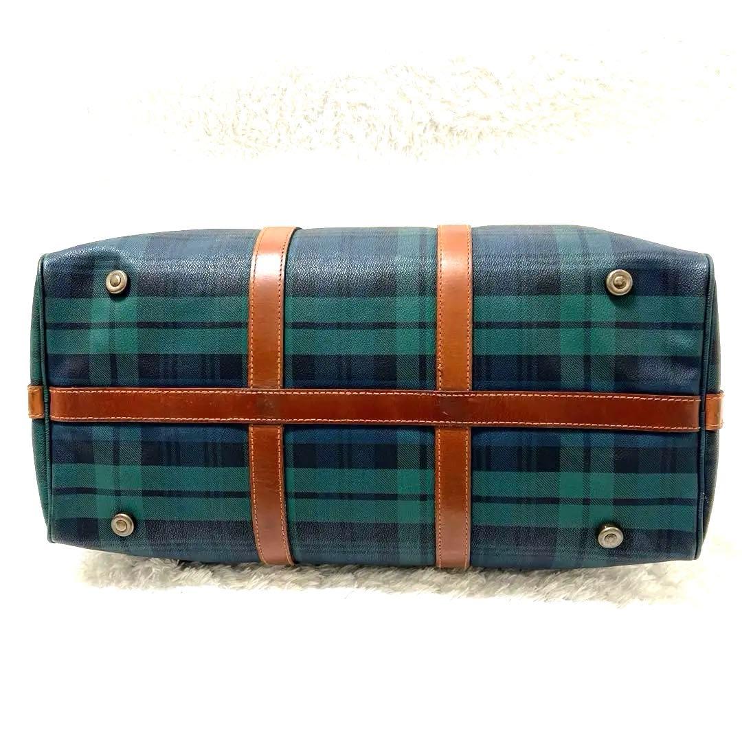 美品✨RALPH LAUREN ボストンバッグ 特大 ブラックウォッチ 2way