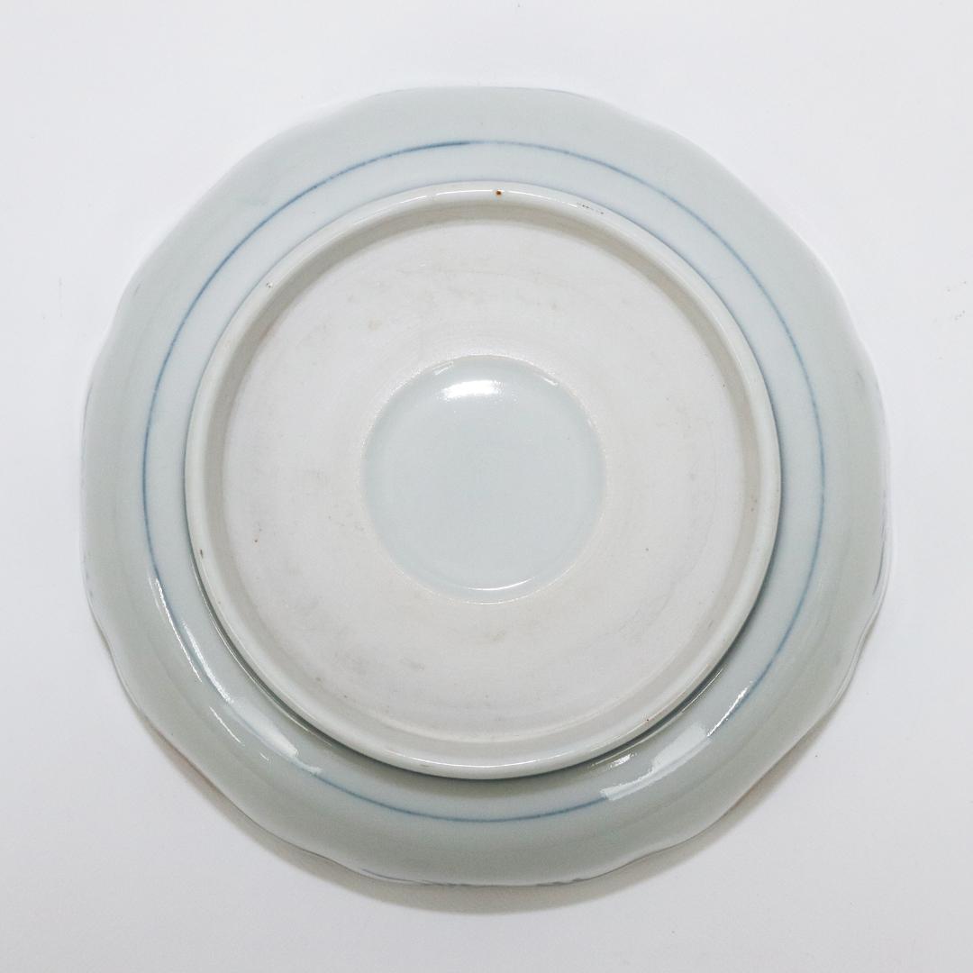 伊万里　膾皿 10客 染付 金彩 花鳥 山水