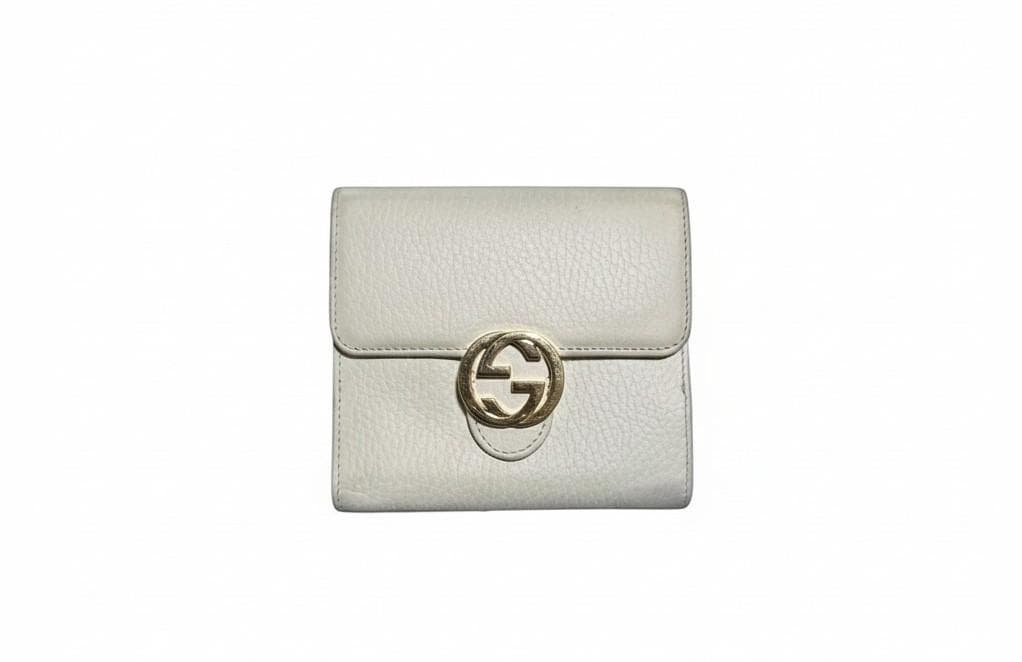 GUCCI インターロッキング　二つ折り財布　Wallet 615525