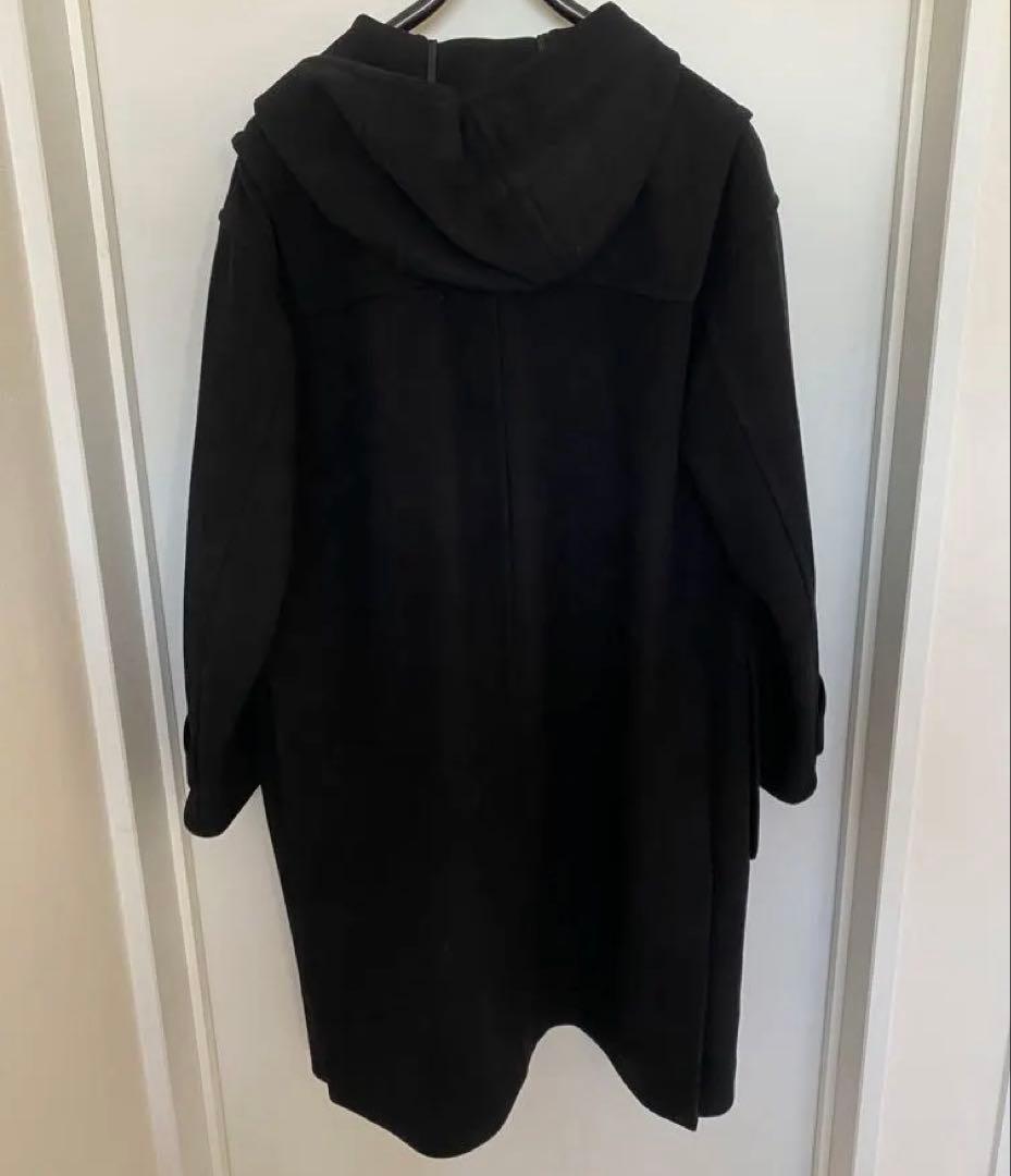 美品】UNIQLO+J 21AW ウールオーバーサイズダッフルコート ブラック