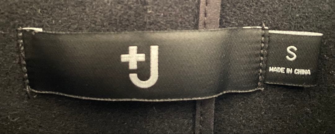 美品】UNIQLO+J 21AW ウールオーバーサイズダッフルコート ブラック