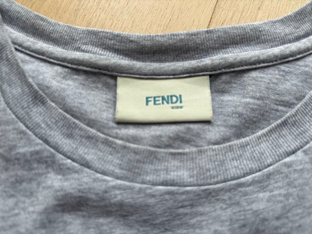 FENDI KIDS フェンディ エンボスロゴ Tシャツワンピース 12+