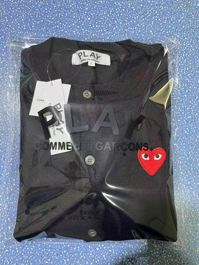PLAY COMME des GARCONS カーディガンM-XL#3 黑
