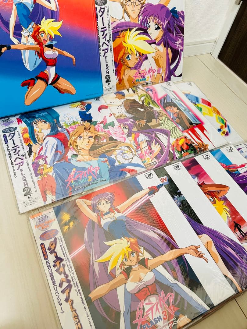 [LD]ダーティペアFlash2&3 レーザディスク 全巻 セット