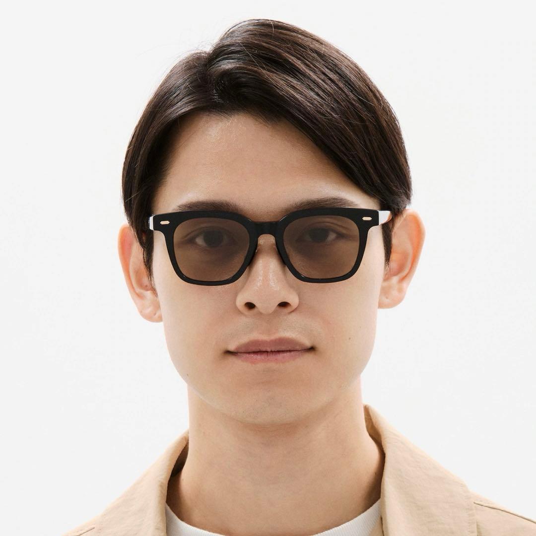 JINS TODAY ブラック スクエア サングラスUCF25S298AA398