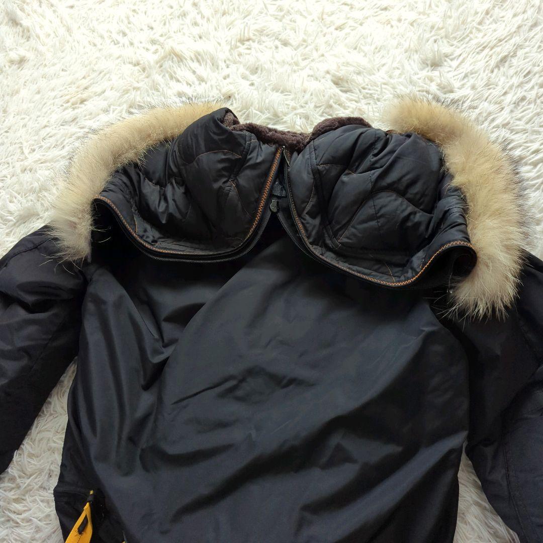 美品 PARAJUMPERS N-2B フライトジャケット ブラック S