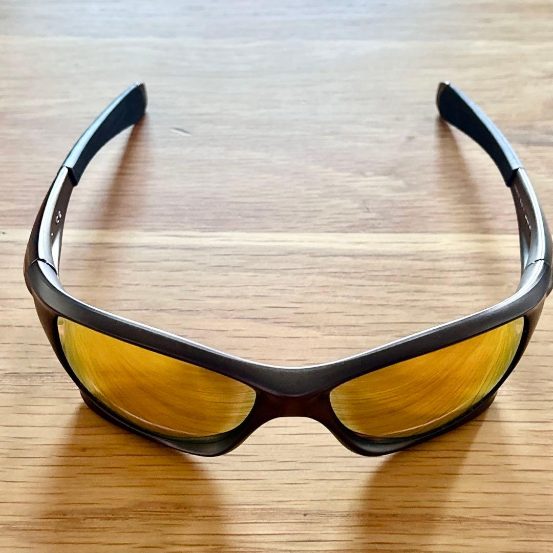 か*も様 廃盤レア　オークリーピットブル　ガンメタル Oakley Pit Bu