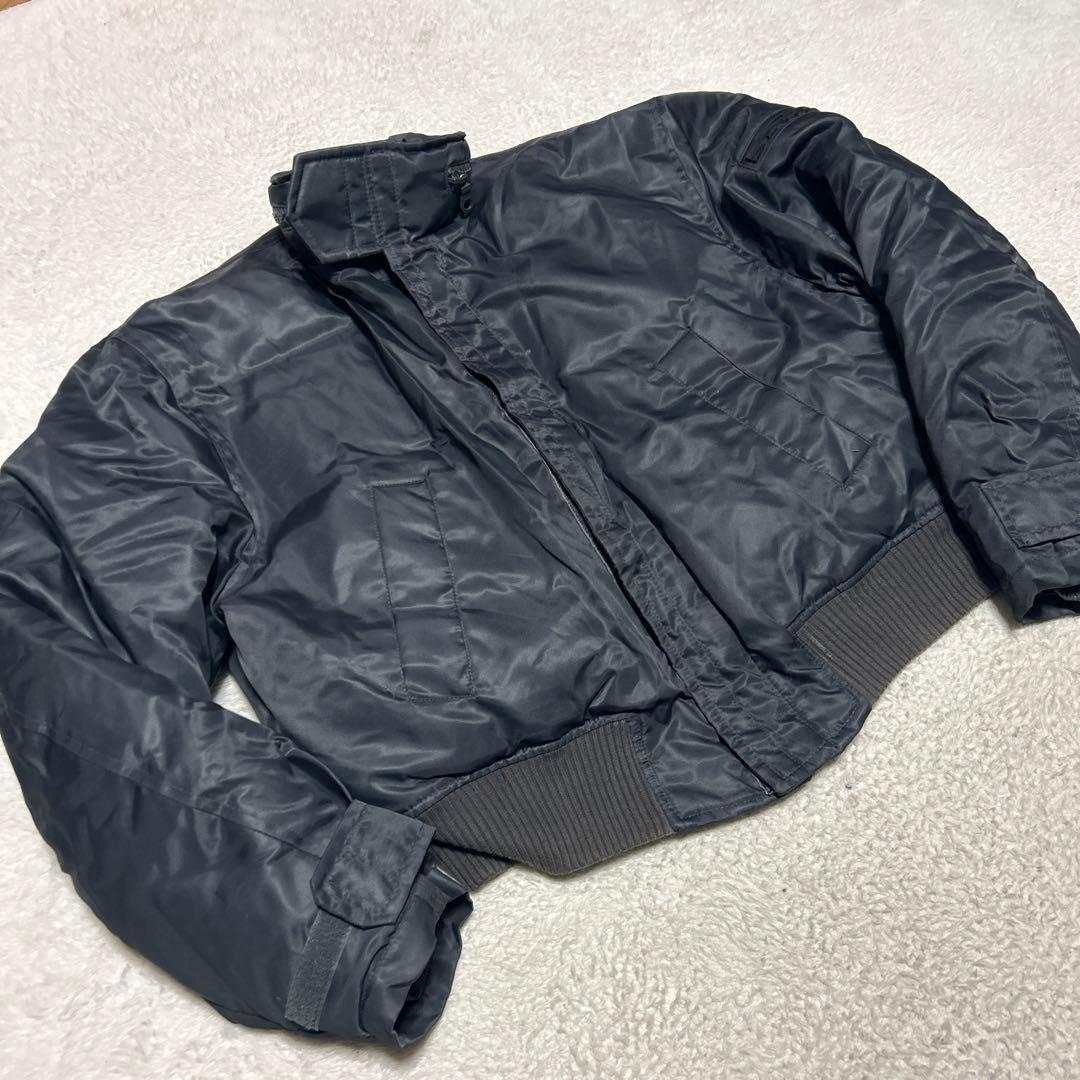 KATHARINE HAMNETT 80s MA-1 ブラック　S ボンバー