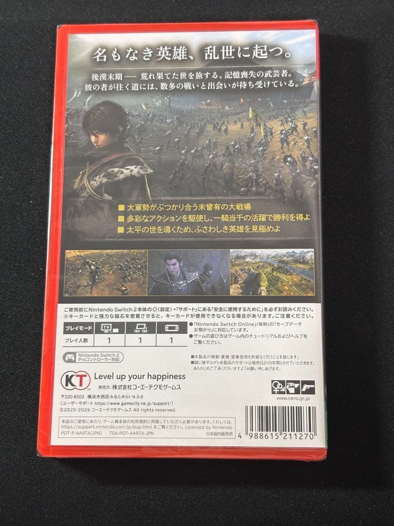 【新品未開封】真・三國無双 ORIGINS Switch2