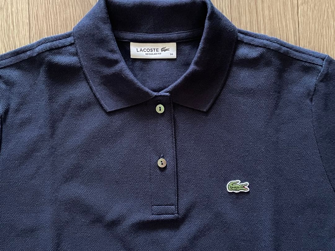 LACOSTE コットン100% ピケ ポロシャツ（半袖）