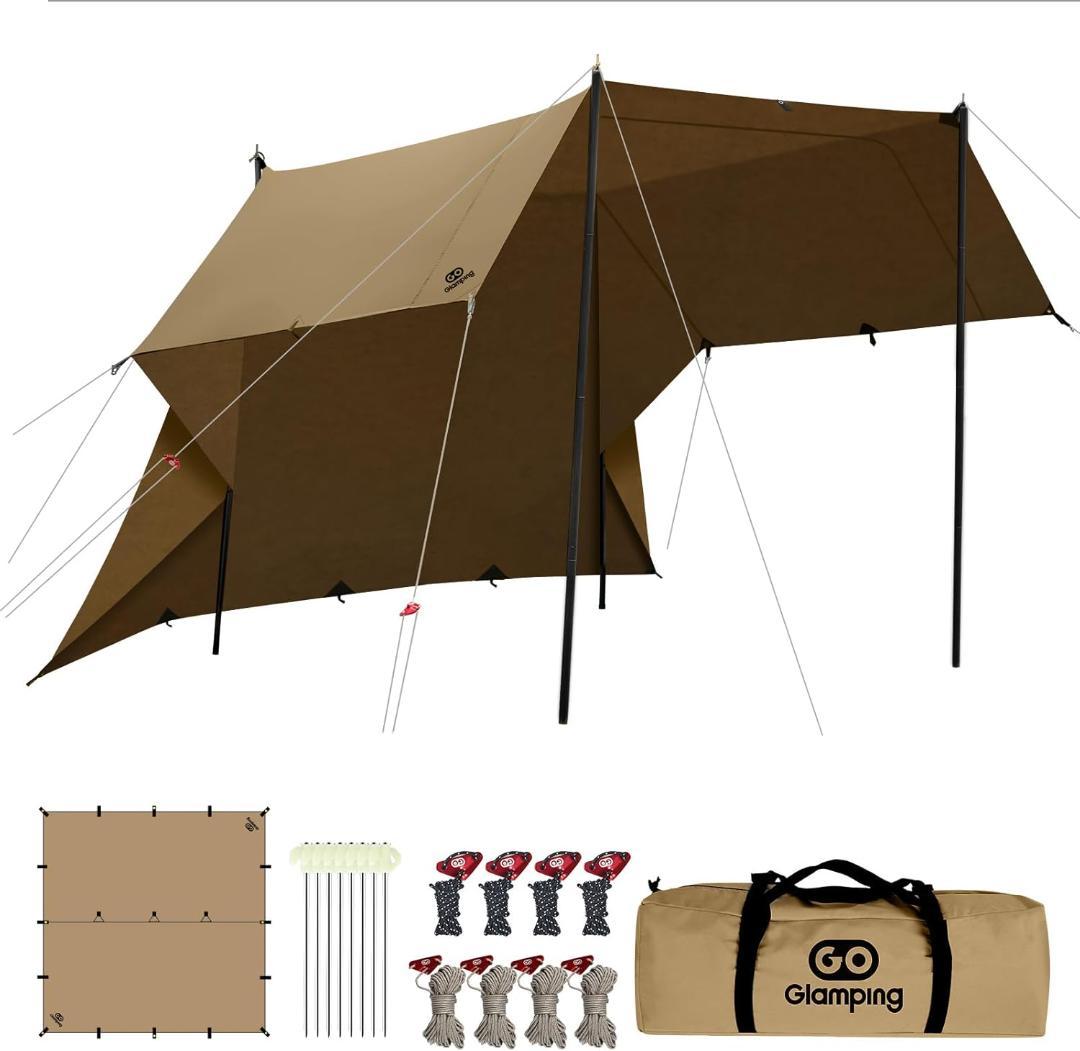 GOGlamping HENGEN+スクエアタープTC 正方形タープ