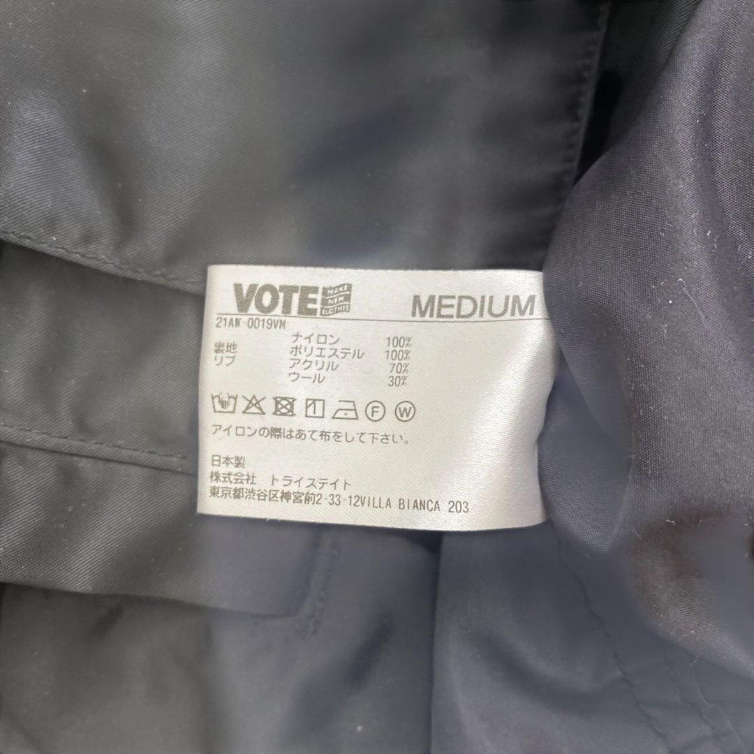 VOTE MAKE NEW CLOTHES コーチジャケット　M ブラック