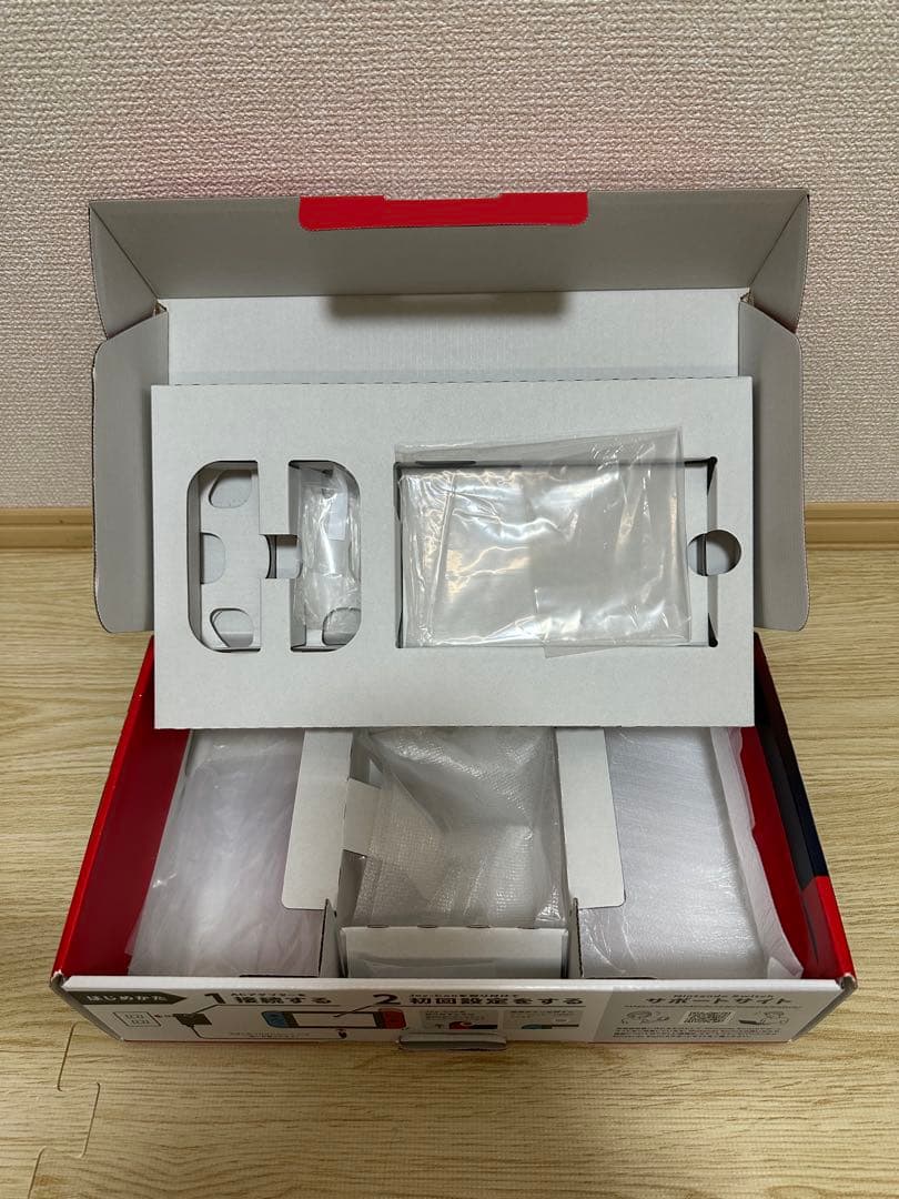 【美品 】バッテリー強化版 Switch 赤青 完品 動作良好 フルセット