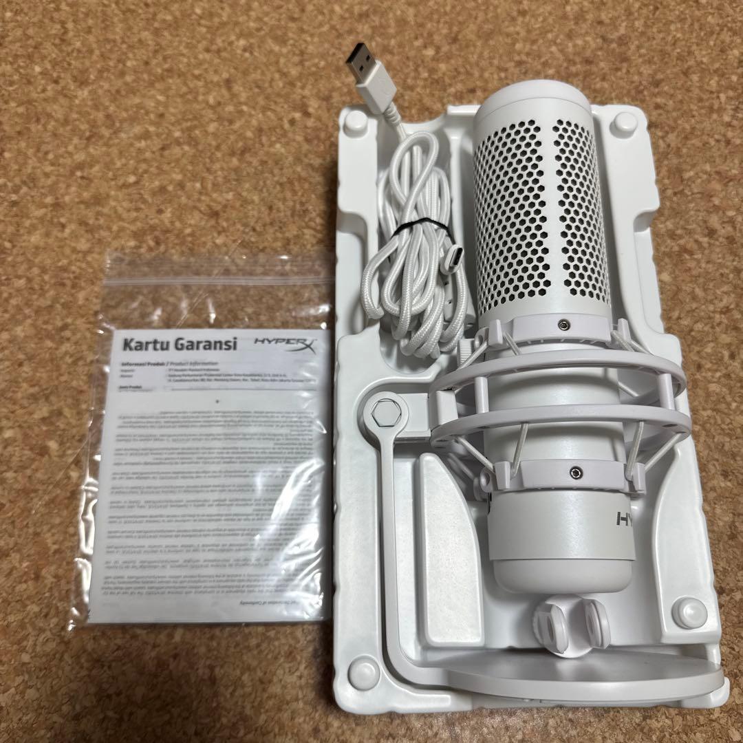 HyperX QuadCast S Standalone White 白+おまけ