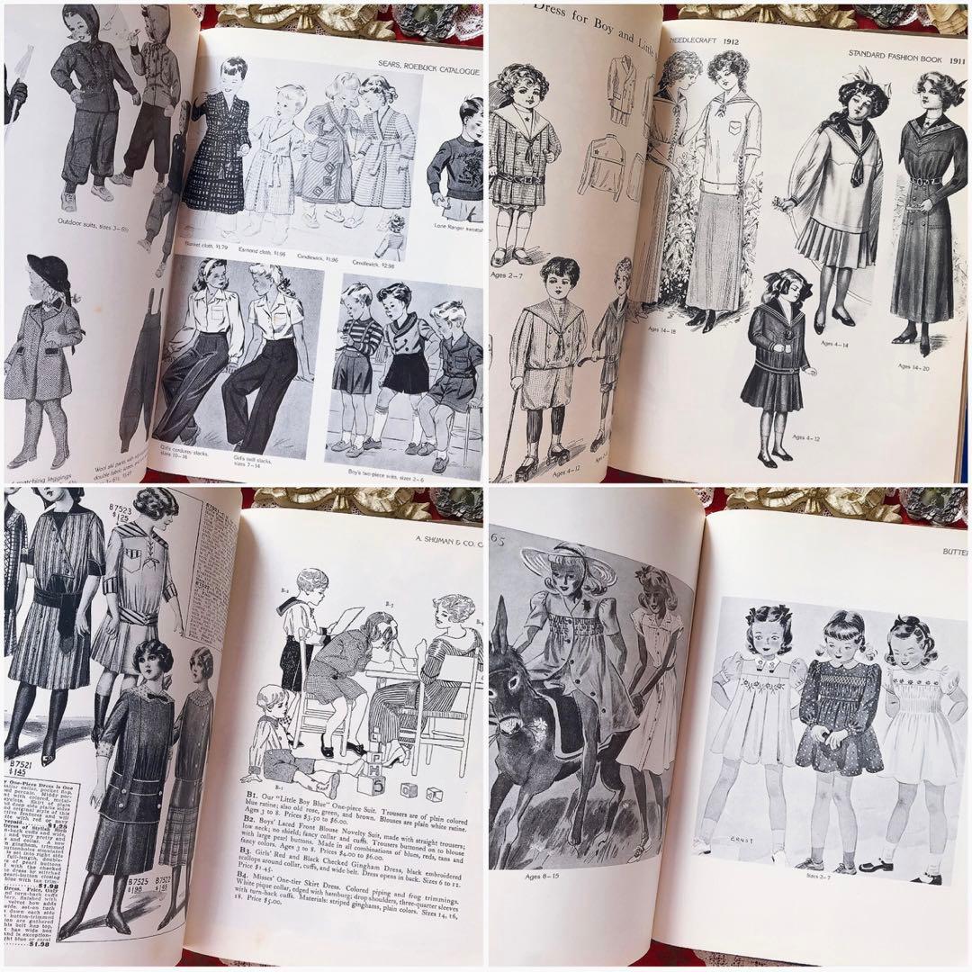 アンティーク子供服カタログ 広告 ヴィクトリアン洋書 少女♡ファッションプレート