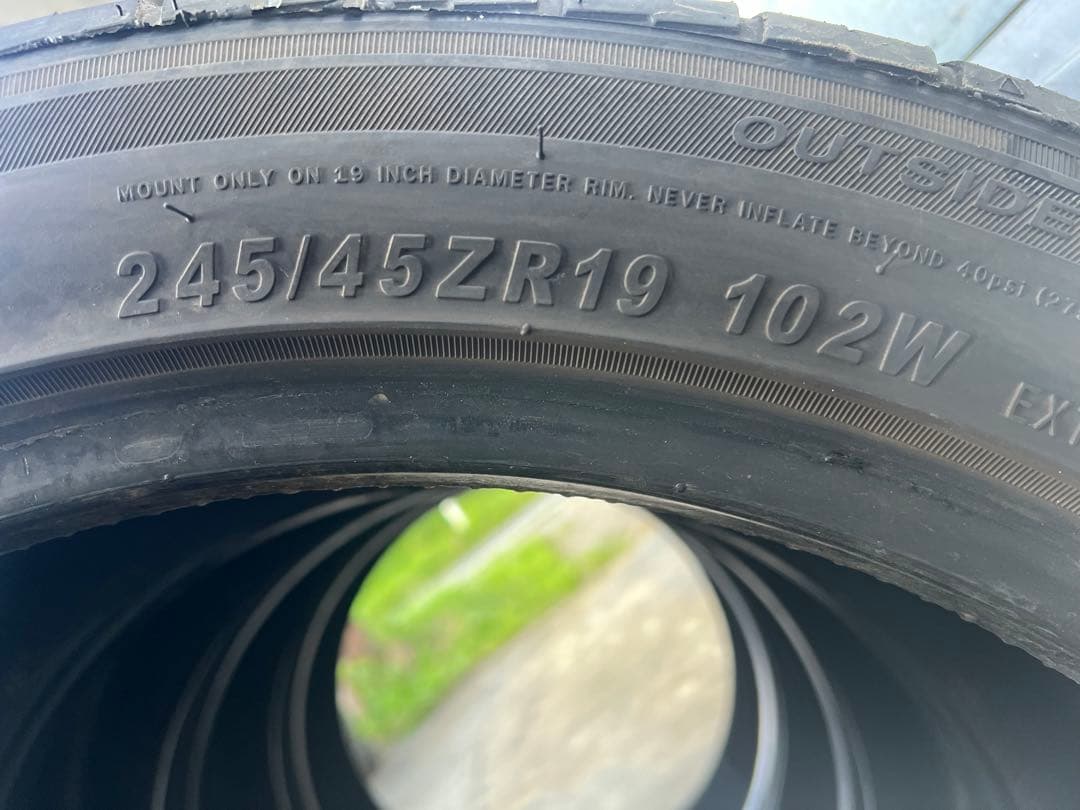 しょ〜ZEETEXサマータイヤ245／45R19 102W