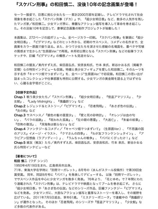 和田慎二ARTWORKS 戦う美少女伝説 玄光社