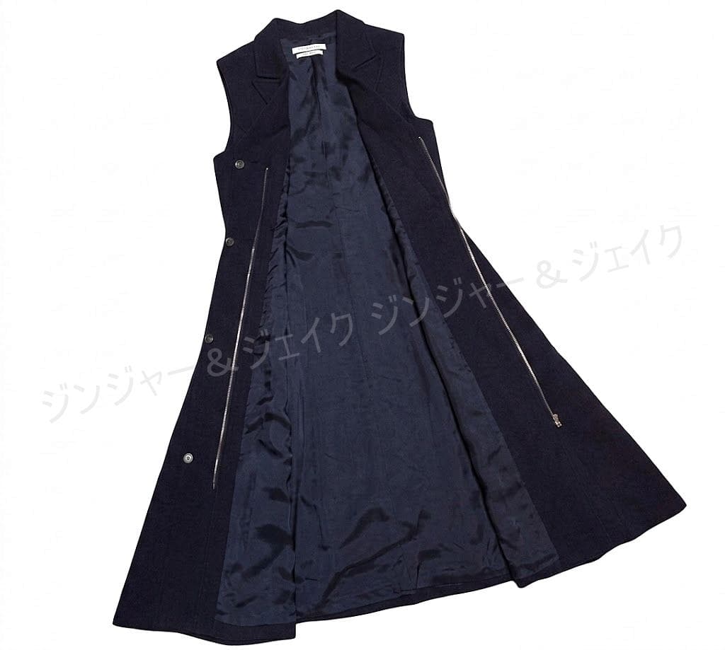 美品 FOXEY NEWYORKフォクシーニューヨーク 高級襟付 ジレワンピース