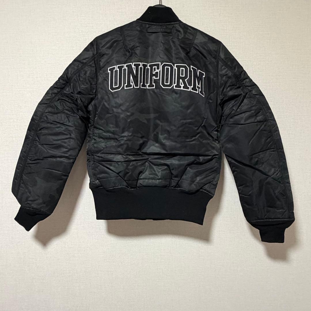 ジャケット・アウター UNIFORM EXPERIMENT ALPHA REVERSIBLE MA-1