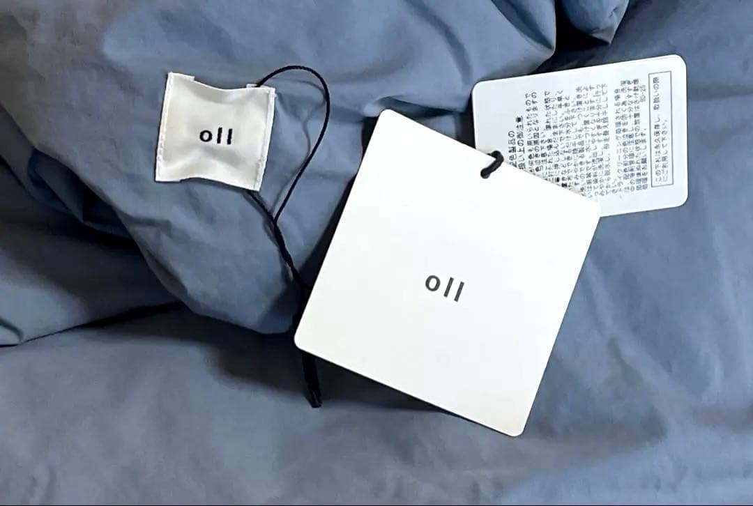 タグ付新品未使用❗️完売品❗️oll kyoto ダウンマフラー ブルー