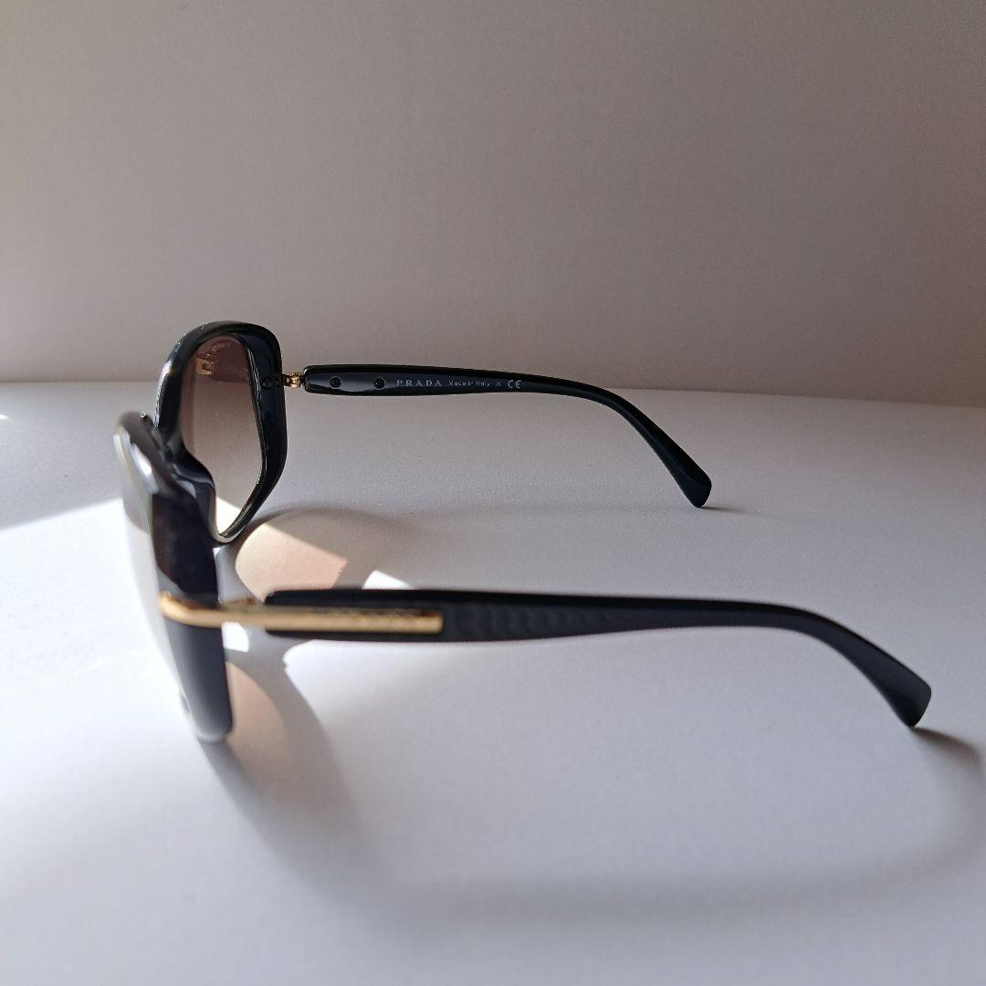 PRADA プラダ サングラス ブラック 黒 ゴールド SRP08O
