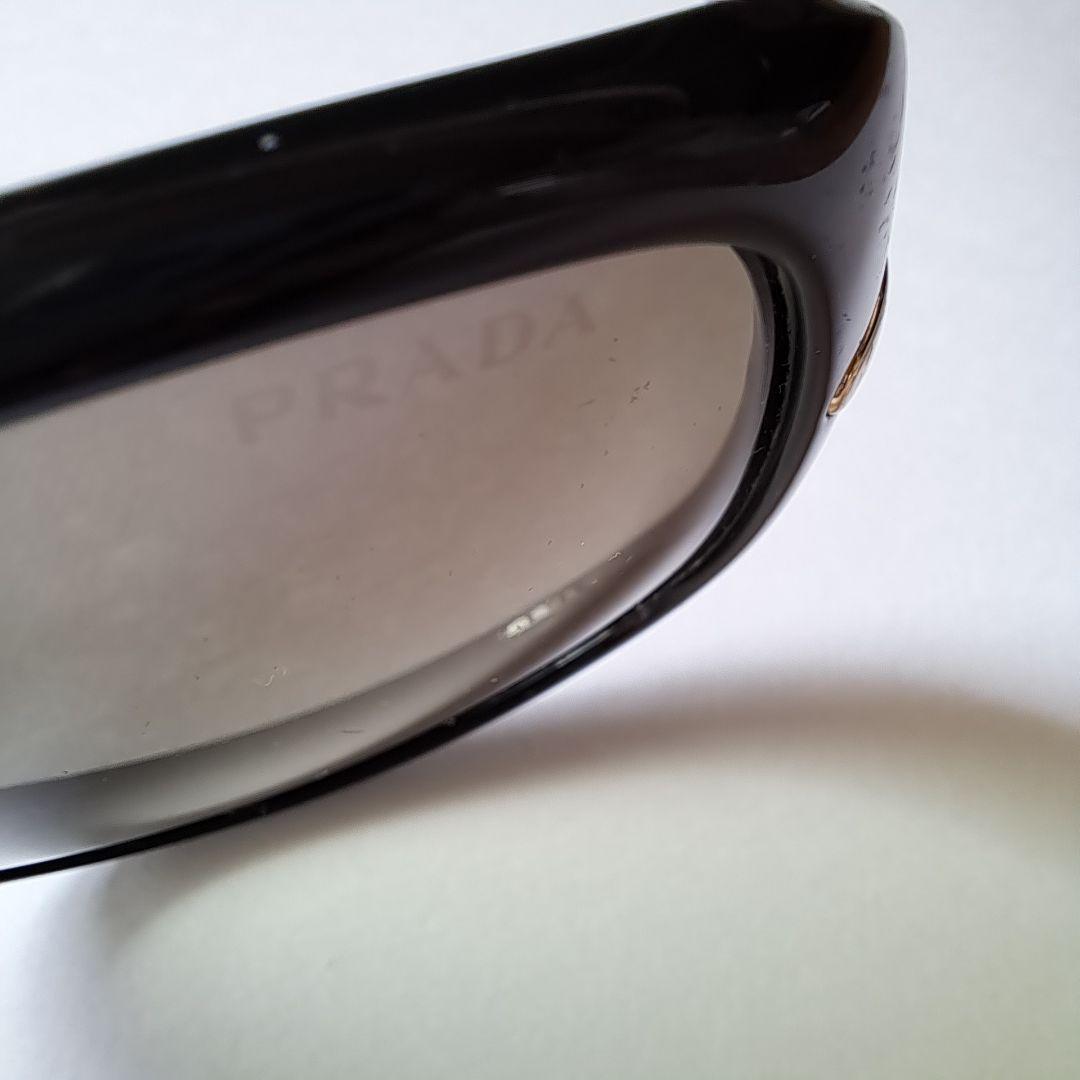 PRADA プラダ サングラス ブラック 黒 ゴールド SRP08O