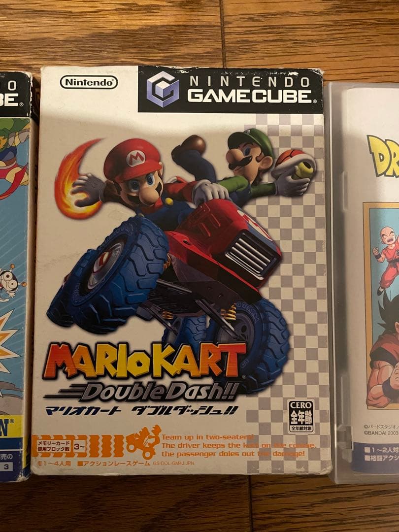 すぐ遊べるセット　ゲームキューブ　ソフト4本　コントローラー2つ　メモリーカード